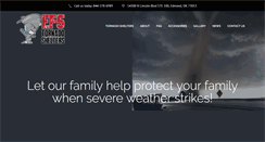 Desktop Screenshot of ef5tornadoshelters.com